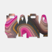 Ballotins Abstrait rose et noir avec perruques d'or (Déplié)