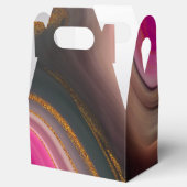 Ballotins Abstrait rose et noir avec perruques d'or (Ouvert)