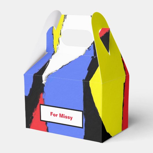 Ballotins Abstrait rouge (Arrière)