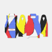 Ballotins Abstrait rouge (Déplié)