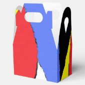 Ballotins Abstrait rouge (Ouvert)