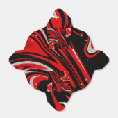 Ballotins Abstrait rouge et noir (Déplié)