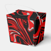 Ballotins Abstrait rouge et noir (Arrière)