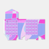 Ballotins Abstrait surf Hot rose violet (Déplié)