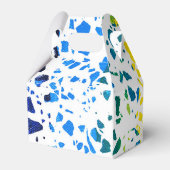 Ballotins Abstrait Terrazzo Mosaic coloré Rainbow Motif (Arrière)