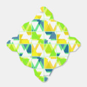 Ballotins Abstrait vert jaune (Déplié)