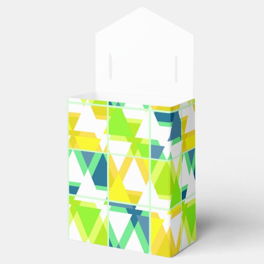 Ballotins Abstrait vert jaune (Ouvert)