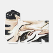 Ballotins Abstraite élégante couleur rétro fluide numérique (Déplié)