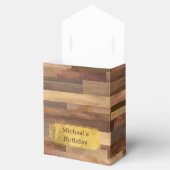 Ballotins Accessoires or en tôle en bois personnalisé Fav (Ouvert)