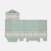 Ballotins Accueil Faveurs dentelle rustique avec linge Vinta (Déplié)