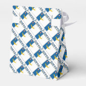 Ballotins Açores Drapeau Azoréen Carrelé Personnalisé (Arrière)