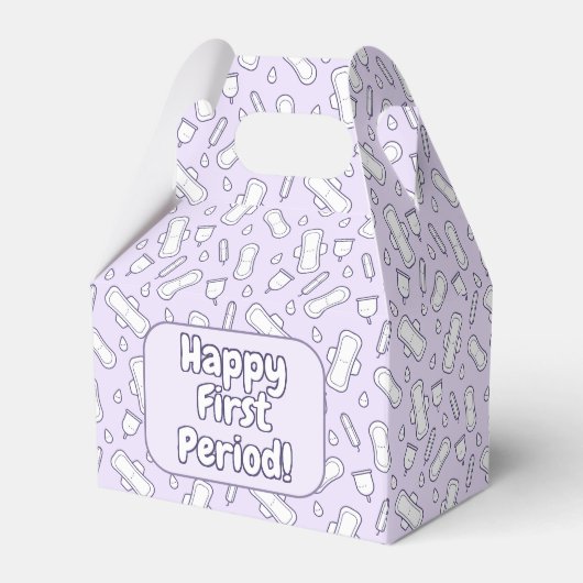 Ballotins Ado fille mignonne violet Tampon Première période (Verso)