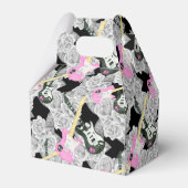 Ballotins Ado filles rock roll rose fête de faveur boîte (Arrière)