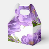 Ballotins Adorable Dinosaure Violet Baby shower Floral (Arrière)