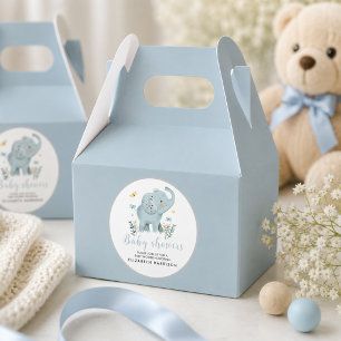Ballotins adorable Elephant Blue Baby Boy Douche