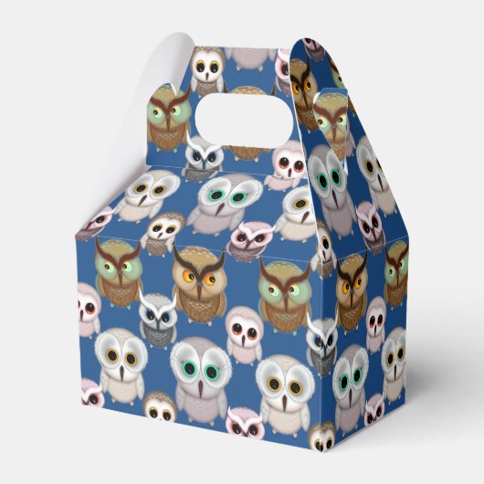 Ballotins Adorable Motif de Chouettes illustrées (Arrière)