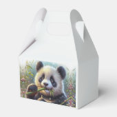 Ballotins Adorable Ours De Panda Mangeant Bambou (Arrière)