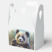 Ballotins Adorable Ours De Panda Mangeant Bambou (Ouvert)