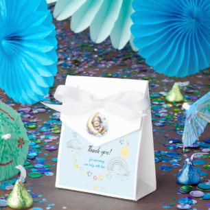 Ballotins Adorable Ours en peluche endormi sur le Baby showe