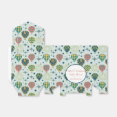 Ballotins Adventure Await Hot Air Balloon Sage Baby shower (Déplié)