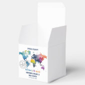 Ballotins Adventure Await World Map Baby shower de voyage (Ouvert)