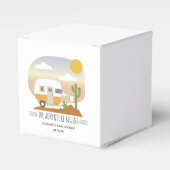 Ballotins Adventure Orange Camper Clothesline Baby shower (Verso)