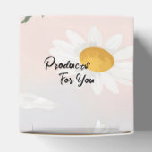 Ballotins Aesthetic Daisy Flowers Pattern Favor Box (Haut)