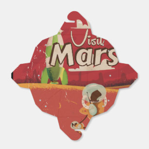 Ballotins Affiche de voyage vintage Mars