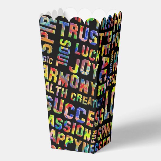 Ballotins Affirmations de la vie - mots positifs 4a (Verso)