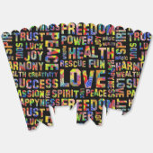 Ballotins Affirmations de la vie - mots positifs 4a (Déplié)