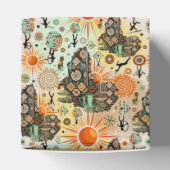 Ballotins Africa Map Decorative Tribal Elements Pattern (Haut)