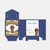 Ballotins African Prince Royal Blue & Gold Elegant (Déplié)