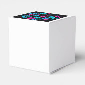 Ballotins Afro Diva Turquoise & Rose Chaud (Arrière)