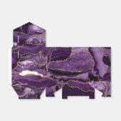 Ballotins Agate de parties scintillant violet et or (Déplié)