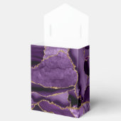 Ballotins Agate de parties scintillant violet et or (Ouvert)