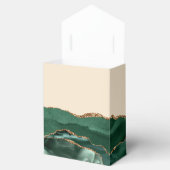 Ballotins Agate Émeraude Vert Or Champagne Beige (Ouvert)
