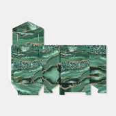 Ballotins Agate Green Gold Parties scintillant Geode Marbre  (Déplié)