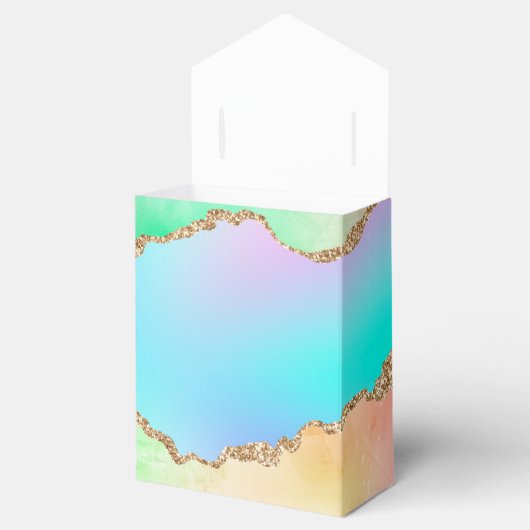 Ballotins Agate Holo | Faux Iridescente Pastel Ombre Marble (Ouvert)