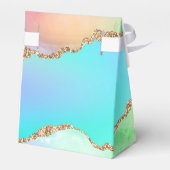 Ballotins Agate Holo | Faux Iridescente Pastel Ombre Marble (Arrière)