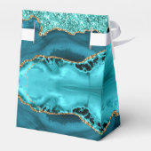 Ballotins Agate Turquoise Bleu Marbre Turquoise Boîte cadeau (Arrière)