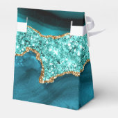 Ballotins Agate Turquoise Blue Gold Parties scintillant Marb (Arrière)