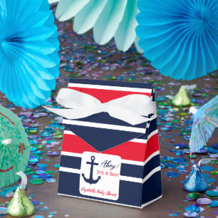 Ballotins Ahoy C'est un garçon ! Baby shower nautique