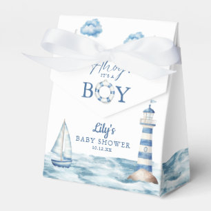 Ballotins Ahoy C'Est Un Garçon Baby shower Nautique