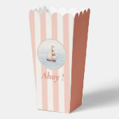 Ballotins Ahoy Nautical Birthday | Red Stripe & Voilier (Verso)