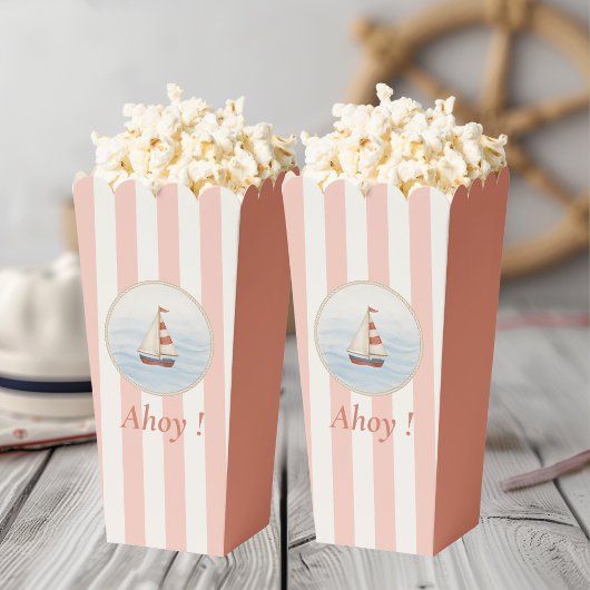 Ballotins Ahoy Nautical Birthday | Red Stripe & Voilier