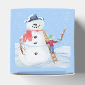 Ballotins Aide Du Père Noël Pour Construire Un Snowman Silen (Haut)