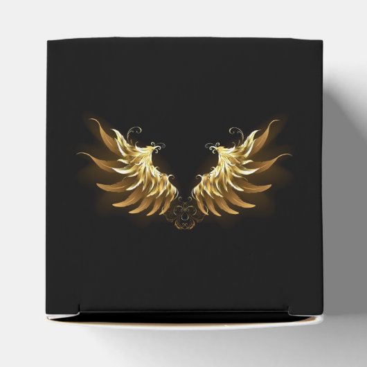 Ballotins Ailes d'Ange d'or sur arrière - plan noir (Haut)