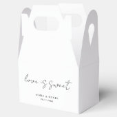 Ballotins Aimee Rustic Script Mariage moderne (Ouvert)