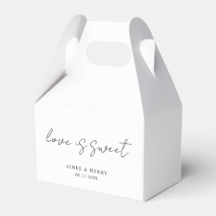 Ballotins Aimee Rustic Script Mariage moderne