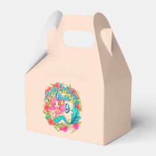 Ballotins Ajouter un nom Age Rose Sirène Blue Tail Anniversa